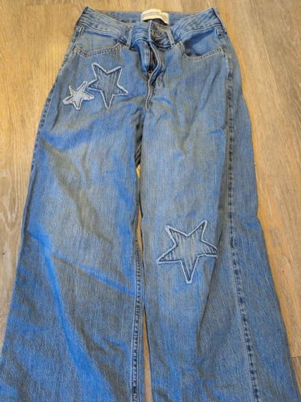 Abercrombie Kids High Rise Ultra Wide Leg Jeans Size 9/10